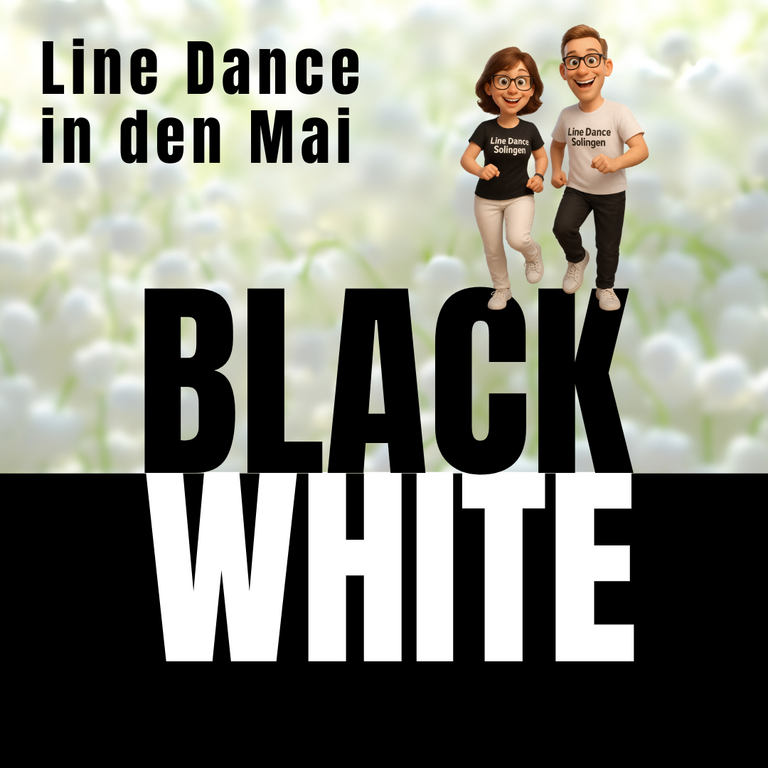 Bild zu Line Dance in den Mai 2026 - Black & White